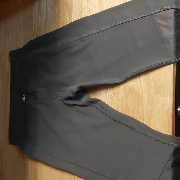 ALO YOGA | gray moto leggings Medium - Picture 7 of 8